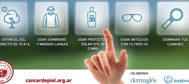 Concientizar sobre el cuidado de la piel del daño del sol, especialmente durante el verano