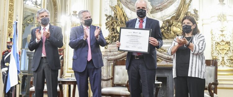 “Quiero que la Argentina ponga en valor a sus investigadores y a sus científicos”, dijo el presidente