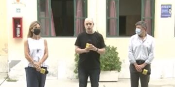 Horacio Rodríguez Larreta y su equipo hablaron sobre la tercera dosis Covid y temas inherentes a salud