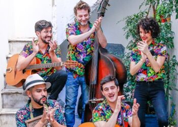 El quinteto «Pegó Swing» se presentará en el Café Margot