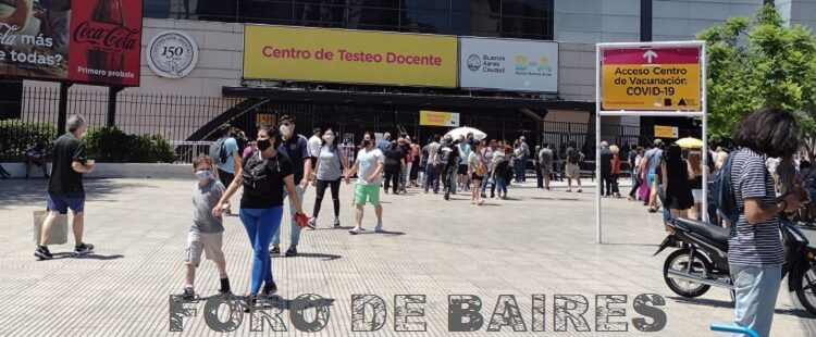 COVID-19: La Ciudad acelera la vacunación con nuevos centros en escuelas y amplía la capacidad del sistema de testeos