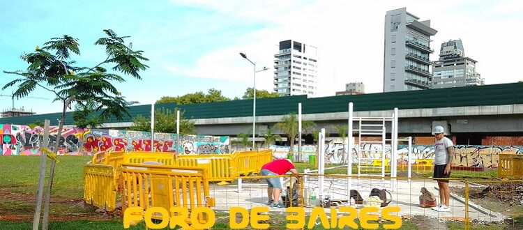 Introducen nuevos gimnasios al aire libre en el Parque Ferroviario