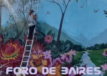 A sólo dos días de haberse pintado un mural dedicado a la mujer en Palermo, fue vandalizado por inadaptados