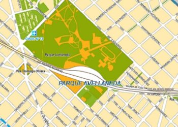 El parque «Presidente Dr. Nicolás Avellaneda»