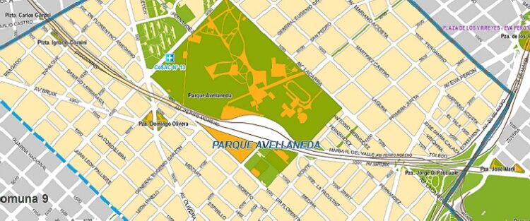 El parque «Presidente Dr. Nicolás Avellaneda»