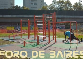 Finalizaron los trabajos de la «Posta de Calistenia» en el Parque Ferroviario