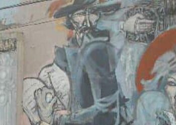 El mural del ángel gris