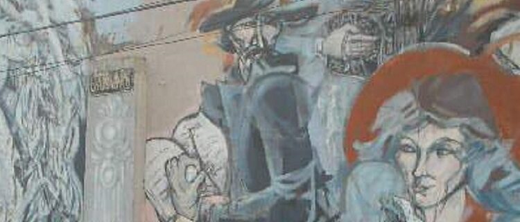 El mural del ángel gris