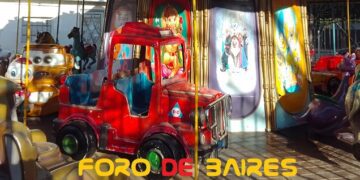 La calesita de Plaza Mafalda, una de las más visitas por los niños porteños