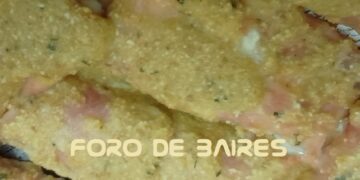 Bastoncitos rebozados de arroz con jamón y queso o mozzarella