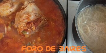 Tallarines con tuco y pollo, y «Mangia come Dio comanda»