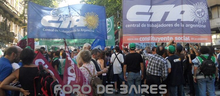 La CTA Autónoma convocó a jornada de lucha el 6 de diciembre contra acuerdo del Consejo del Salario
