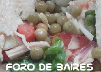 Las sobras de navidad terminaron en una exquisita ensalada improvisada