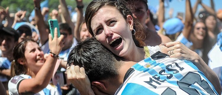 Una multitud de fanáticos festejó la consagración argentina en el Parque Seeber