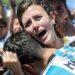 Una multitud de fanáticos festejó la consagración argentina en el Parque Seeber