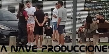 Este año nuevo, no faltaron las barritas peligrosas del barrio