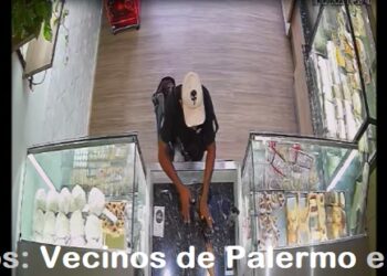 Un delincuente intenta robar en el local de Godoy Cruz 1745