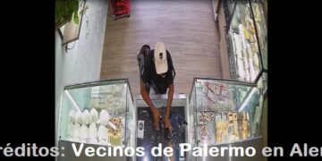 Un delincuente intenta robar en el local de Godoy Cruz 1745