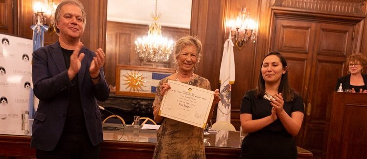 El Cuerpo Legislativo declaró como Personalidad Destacada de la Ciudad a Lilia Breyter