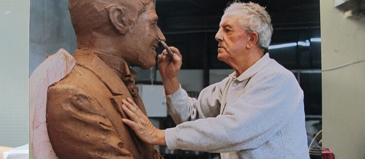 Inauguración de la muestra Mariano Pagés (1922-2009). Una vida por la escultura en el Museo Perlotti