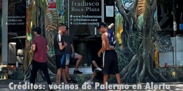 Barra de alcoholizados en Serrano y Niceto Vega