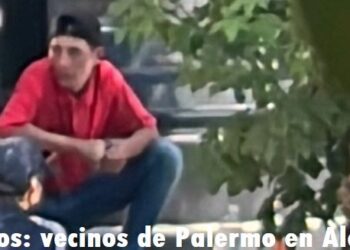 Trapitos fumando marihuana en Santa Rosa entre Uriarte y Thames