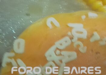 Una rica sopa de letras, sana y nutritiva, con verduras