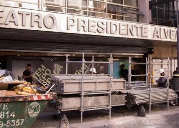 Avanzan las obras de puesta en valor del Teatro Alvear