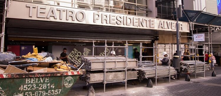 Avanzan las obras de puesta en valor del Teatro Alvear