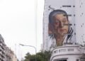 Pintaron un mural dedicado a René Favaloro: «fue el último gran prócer», recordó su familia