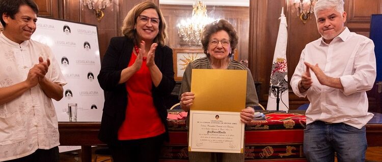 El Cuerpo Legislativo declaró a Norma Morello como Personalidad Destacada