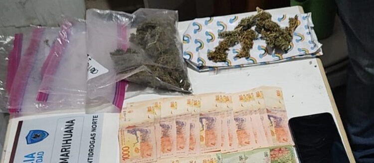 Detienen a una dealer que vendía marihuana cerca de colegios