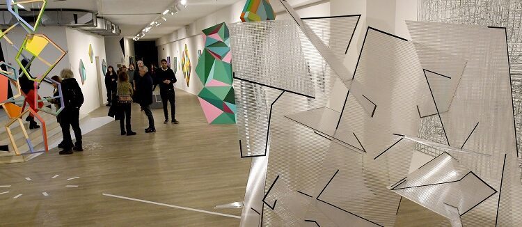 La geometría de Cecilia Ivanchevich habita en el Centro Cultural Rojas