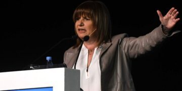 Patricia Bullrich abogó en La Rural por «austeridad en el Estado» para «generar inversión en el campo»