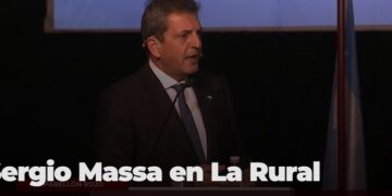 Sergio Massa anunció en la Rural el fin de las retenciones para economías regionales desde septiembre