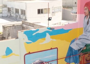 Ciudad Cultural Konex inaugura mural de Mabel Vicentef con todo el color de Alba pinturas