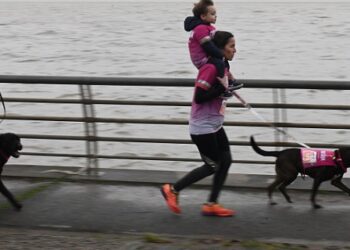 Más de 2.500 personas junto a sus perros participaron de la undécima carrera «DogRun»