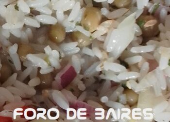 Salpicón de arroz vegetariano