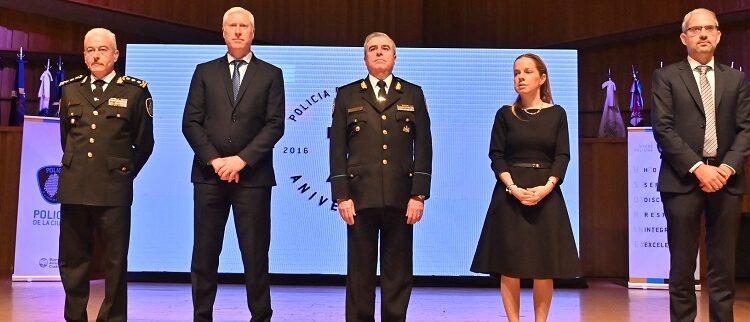 La Policía de la Ciudad celebró su séptimo aniversario en la Usina del Arte
