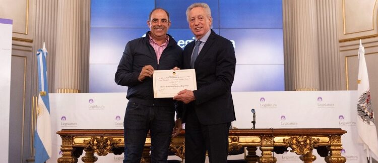 La Legislatura declaró como Personalidad Destacada a Enrique ‘Quique’ Wolff