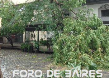 La tormenta del Domingo 23 de Diciembre que arrasó Palermo