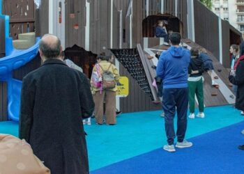 Se presenta el nuevo Patio de Juegos de Plaza Chile y el cruce de los Andes