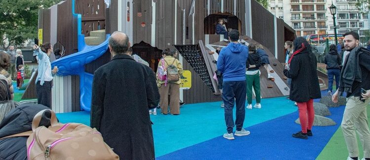 Se presenta el nuevo Patio de Juegos de Plaza Chile y el cruce de los Andes