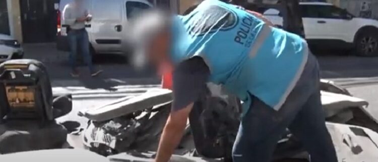 Más de 300 autopartes ilegales secuestradas durante una inspección en Villa Crespo