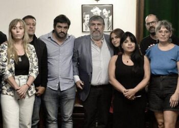 Senadores de UxP se reunieron con sindicatos de trabajadores de los medios públicos