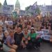 Miles de mujeres y disidencias marcharon este viernes hasta el Congreso de la Nación