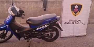 En pocos minutos y gracias al sistema de videovigilancia, se recuperó una moto robada y detuvieron a su conductor