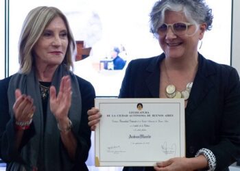 La Legislatura declaró a Andrea Moccio como Personalidad Destacada en el ámbito de la Cultura