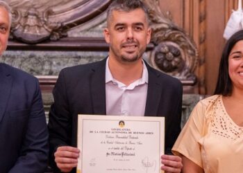 La Legislatura declaró a Matías Pelliccioni como Personalidad Destacada de la cultura