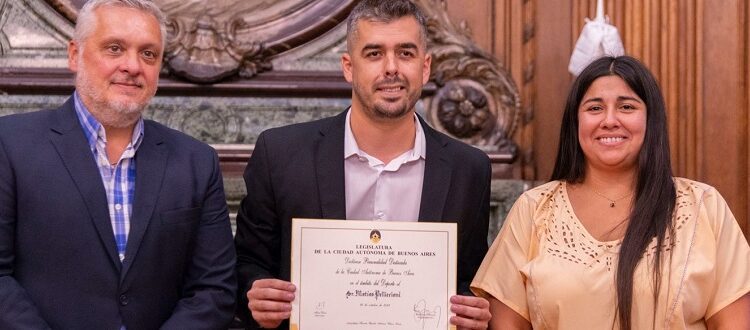 La Legislatura declaró a Matías Pelliccioni como Personalidad Destacada de la cultura